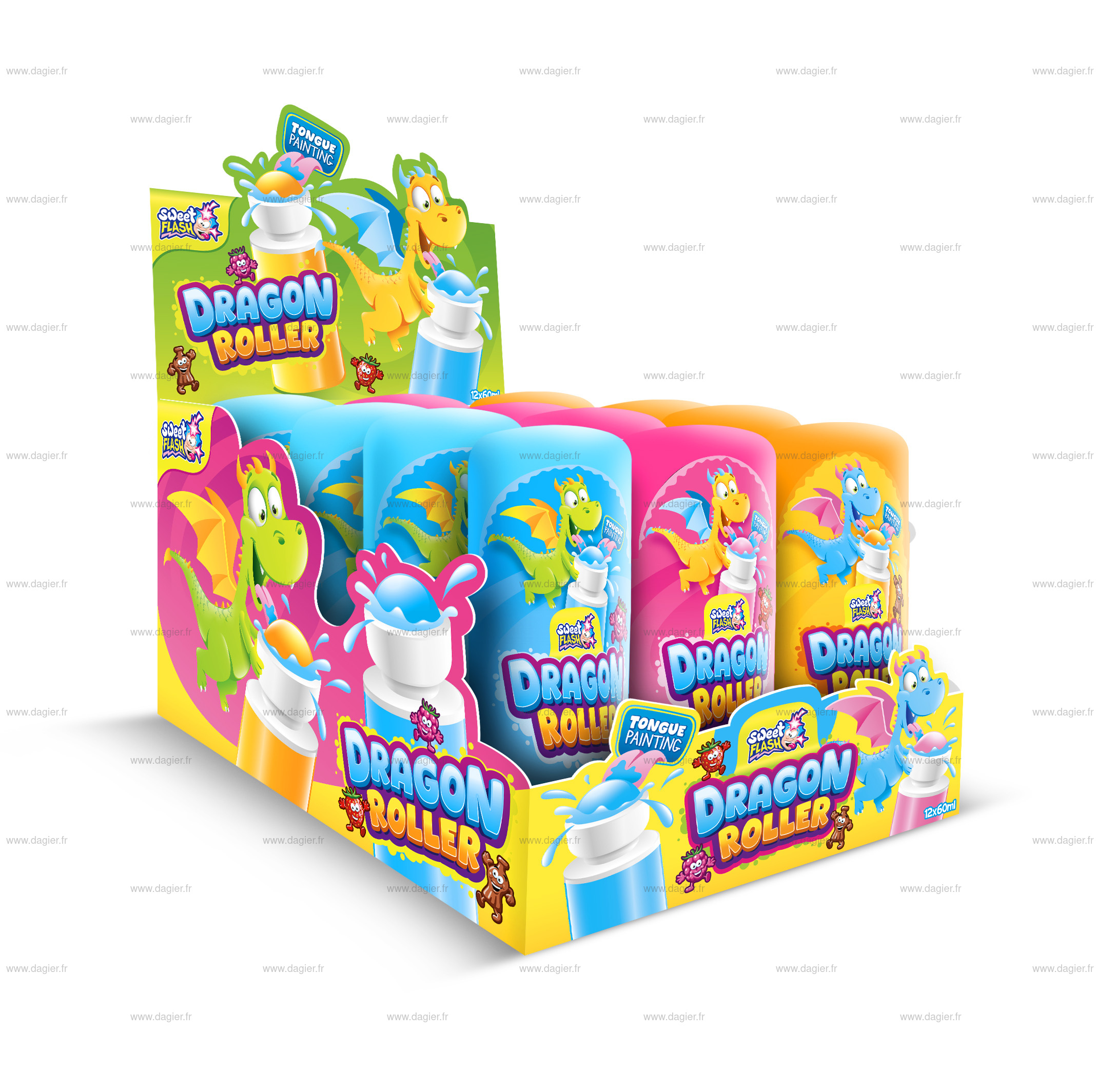 Sweet Flash Dragon Roller 60ML X 12 UNS