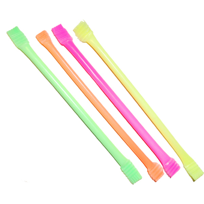 Mini Paille 13 cm candy + poudre x 500 uns