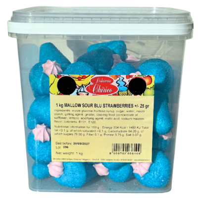 FRAISE BLEUE MALLOW STRAWBERRY CHIRICO 20-25GR x 1KG