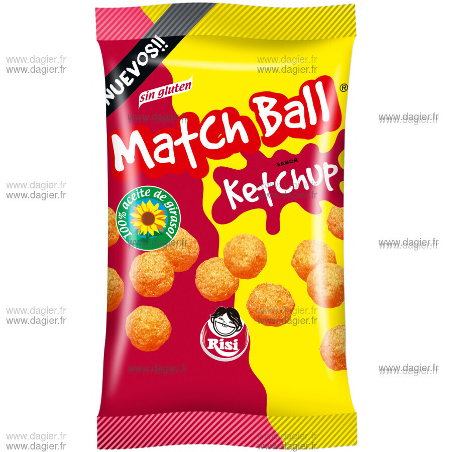 Match Ball Ketchup 30gr x 20 uns