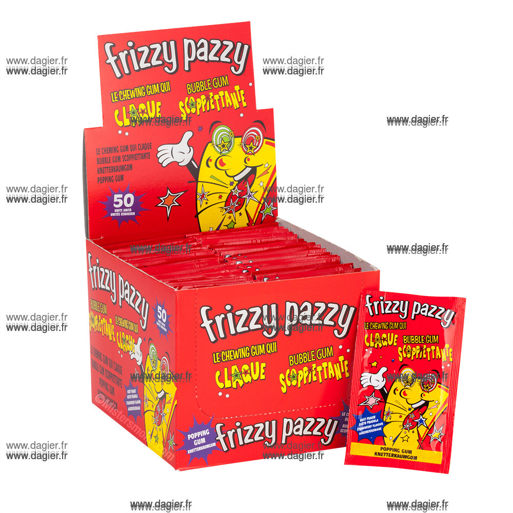 Frizzy Pazzy Fraise x50