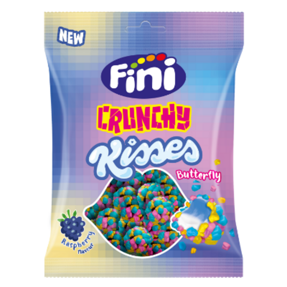 FINI - Crunchy Kisses Butterfly 75gr x 12 uns