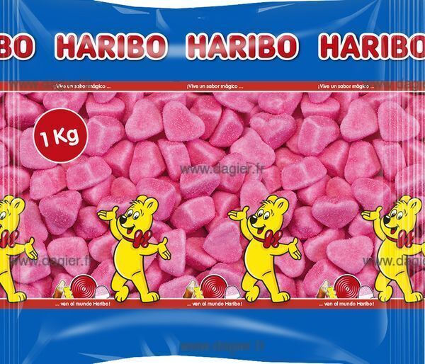 HARIBO - Corazon Soft Pica Pink 1kg