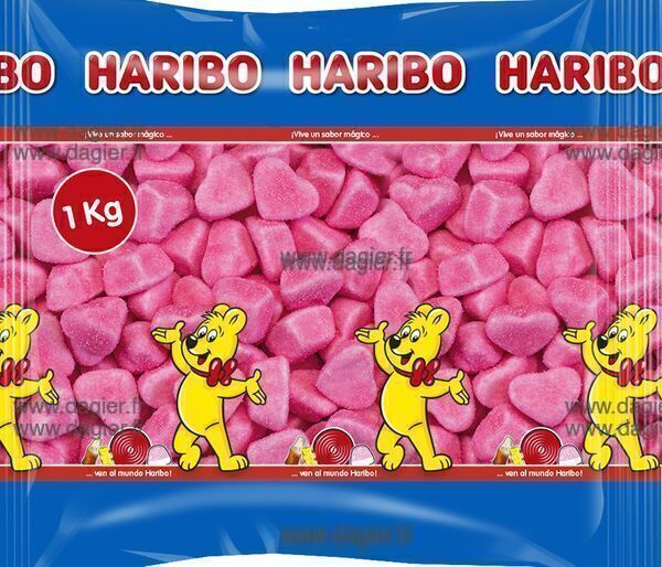 PROMO -30% - HARIBO - Corazon Soft Pica Pink 1kg