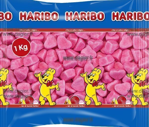 PROMO -30% - HARIBO - Corazon Soft Pica Pink 1kg