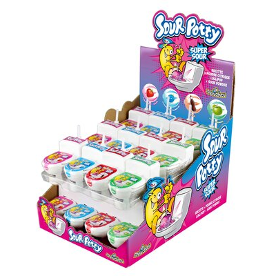 SOUR POTTY CANDY 19GR x 24 UNS