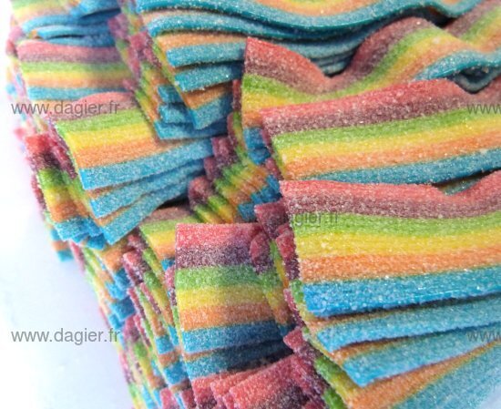 Damel - Ceintures Arc en Ciel Halal x210 pcs