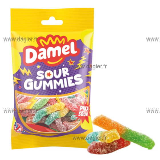 DAMEL 80GR - Vers Acide 80gr x 12 uns HLLWN