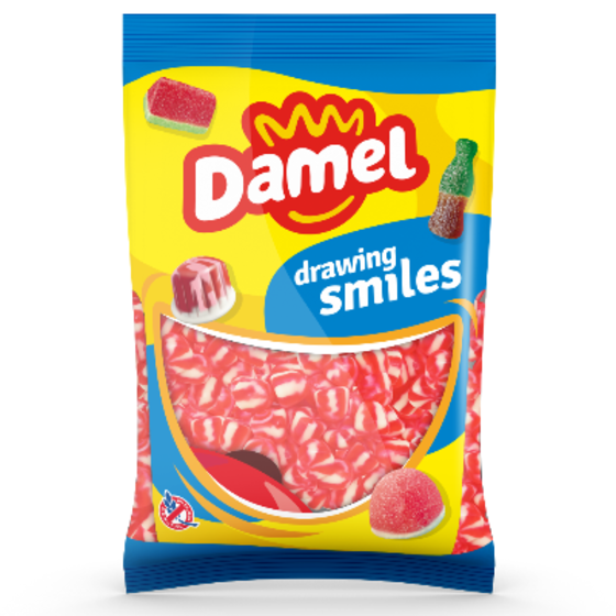 Damel Vrac -Bisous Twisty Fraise Halal x1kg