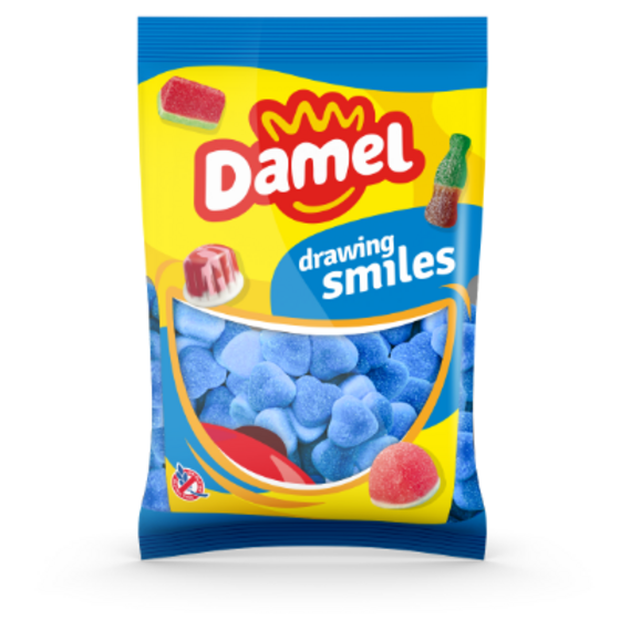 Damel Vrac - Coeur fourr� acide framboise Halal  x 1KG