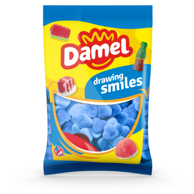 Damel Vrac - Coeur fourré acide framboise Halal x 1KG