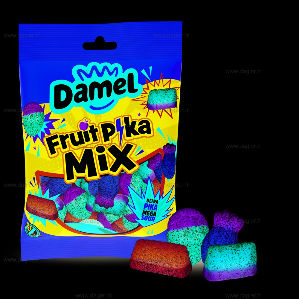 DAMEL - Fruit Pika Mix 80gr x 12 uns