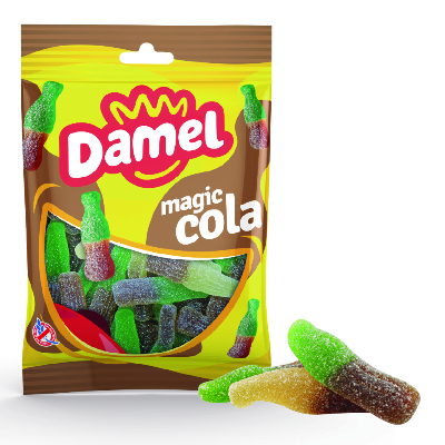 DAMEL - Bouteille Cola Acide 80gr x 12 uns