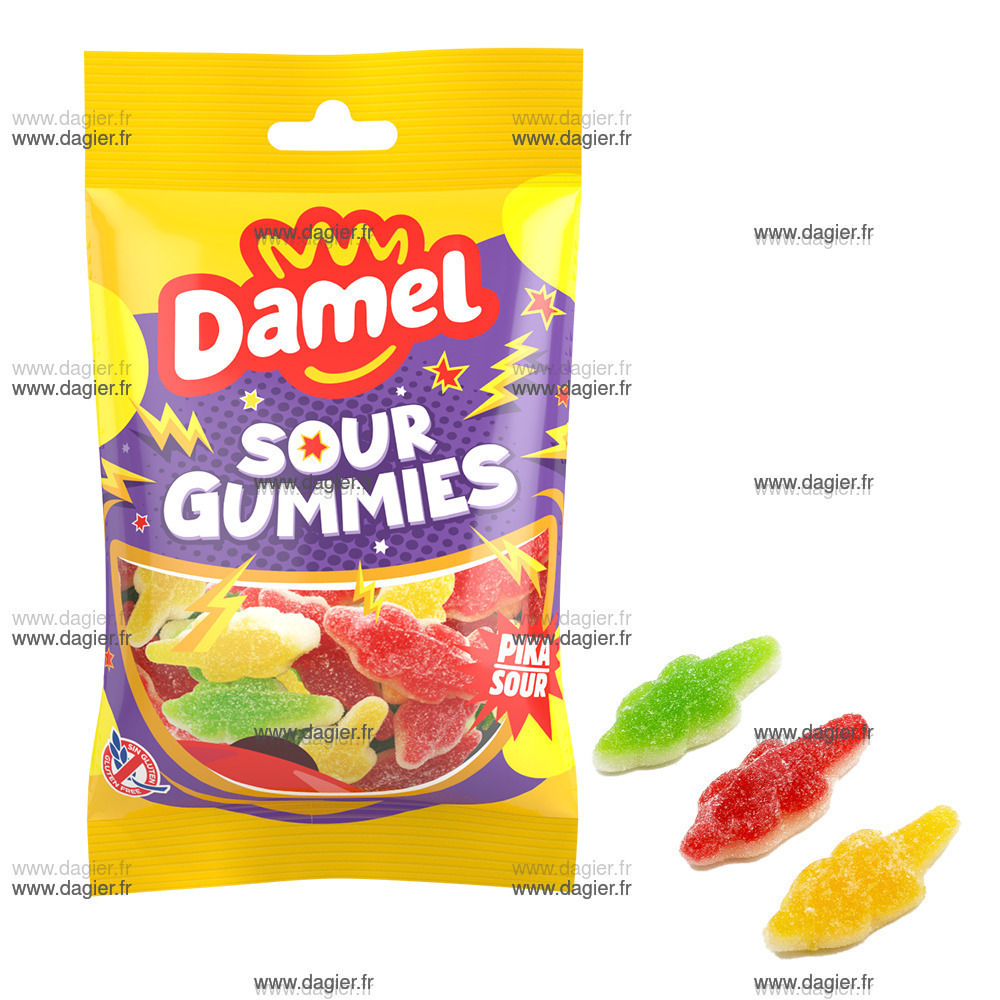 DAMEL 80GR-  Crocodiles pika 80gr x 12 uns