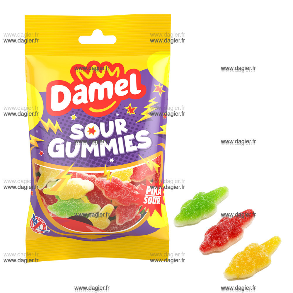 DAMEL 80GR-  Crocodiles pika 80gr x 12 uns