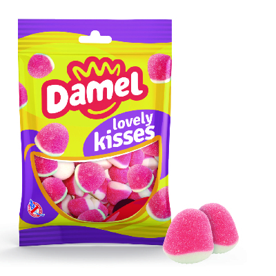 DAMEL 80GR - Bisous Fraise 80gr x 12 uns