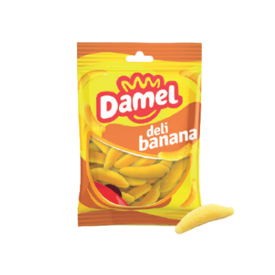 DAMEL 80GR - Banane 80gr x 12 uns