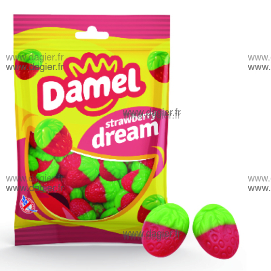 DAMEL 80GR - Fraise Sauvage Acide 80gr x 12 uns