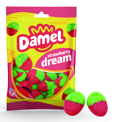 DAMEL 80GR - Fraise Sauvage Lisse 80gr x 12 uns