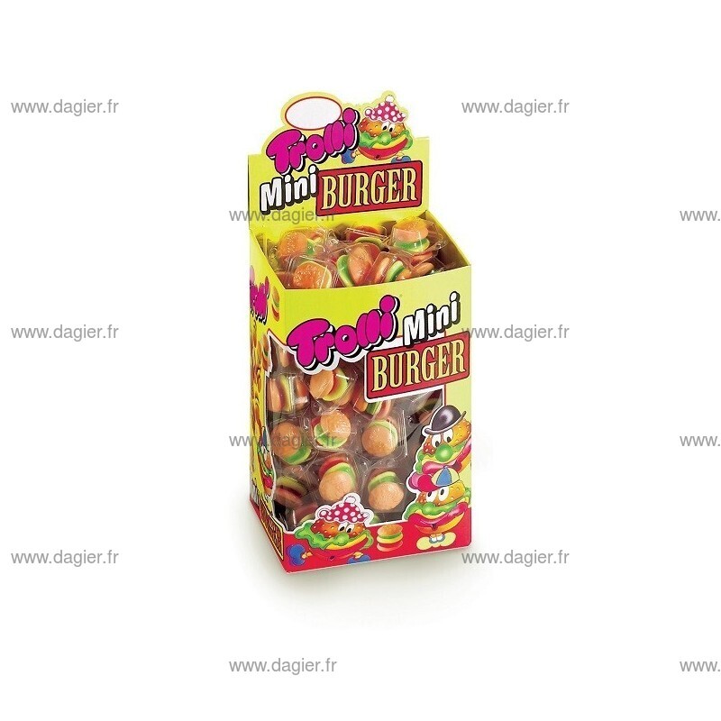 TROLLI - Mini Burger de comptoir x80 uns