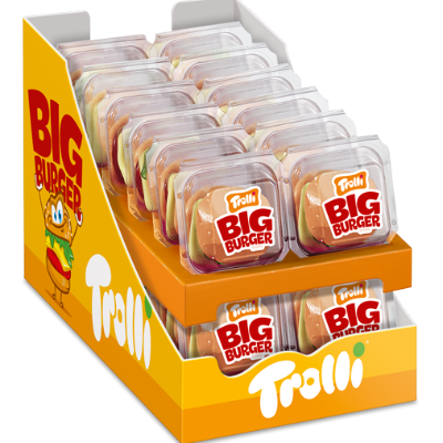 TROLLI - Maxi burger Trolli 50gr x24 uns