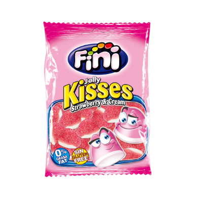 FINI - Bisous fraise sucre 90 gr x12