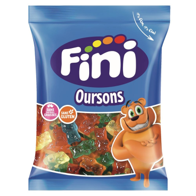FINI - Ourson lisse 90 gr x12 uns