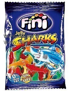 FINI - Requin assorti lisse 90 gr x12 uns