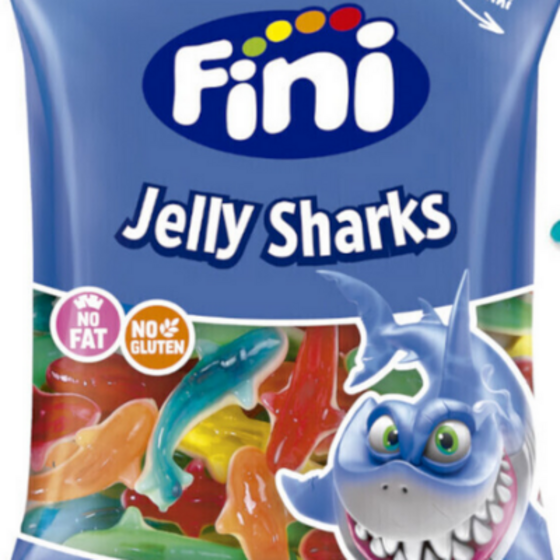 FINI - Requin assorti lisse 90 gr x12 uns
