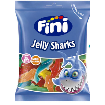 FINI - Requin assorti lisse 90 gr x12 uns