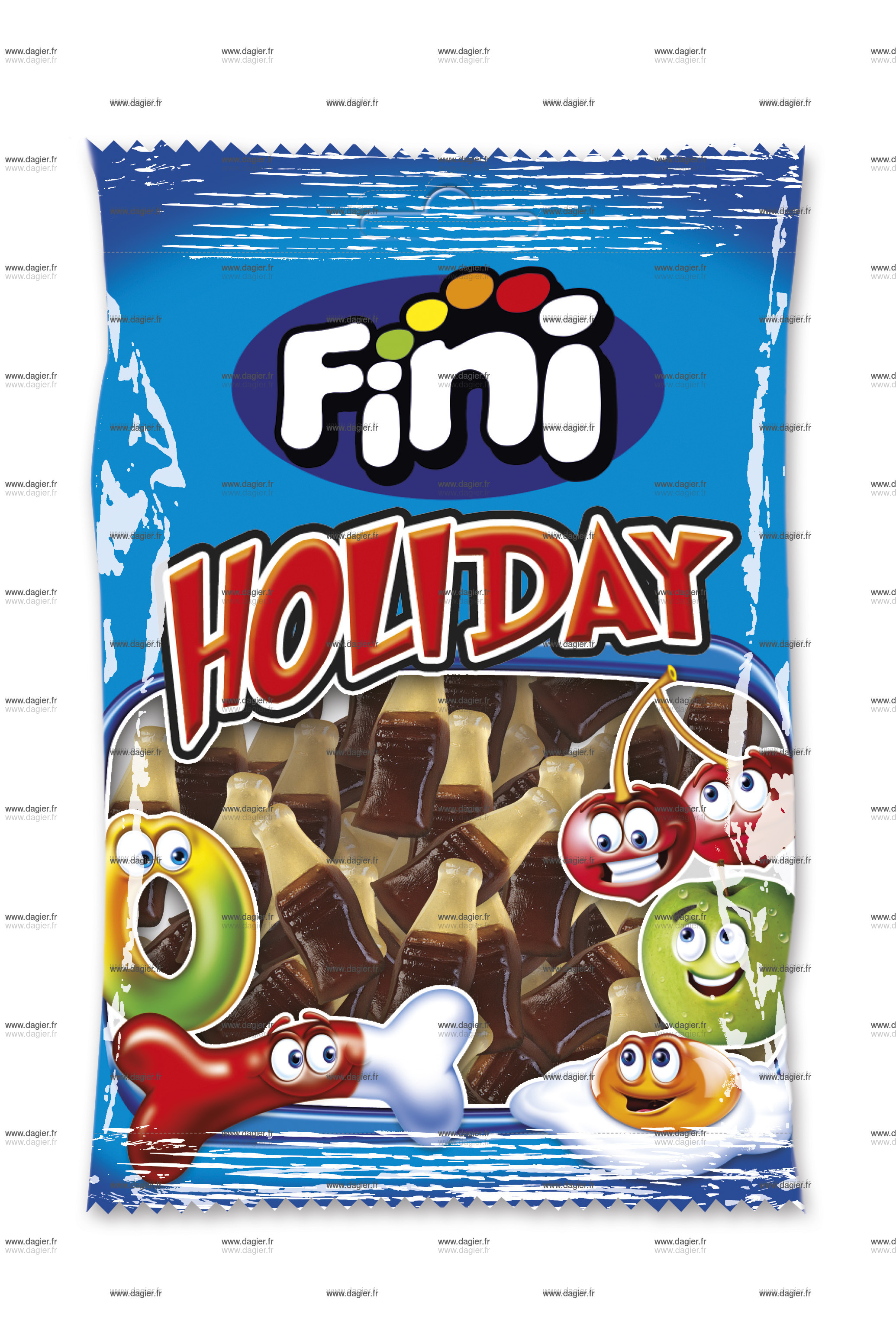 FINI - Bouteille Cola Lisse 90 gr x12