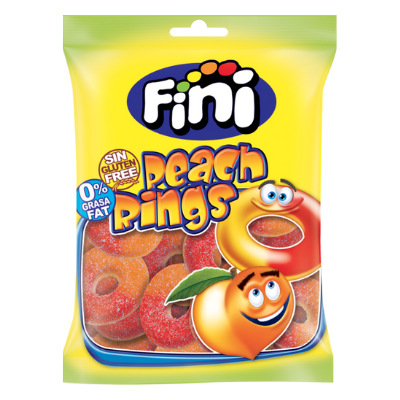 FINI - Anneaux Pêches 90 gr x12