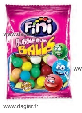 FINI - Chewing Gum Billes 90 gr x12