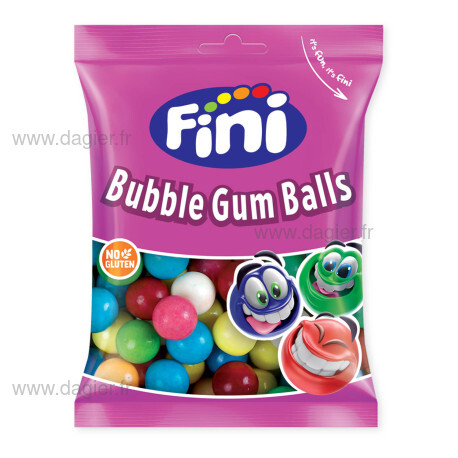 FINI - Chewing Gum Billes 90 gr x12 uns