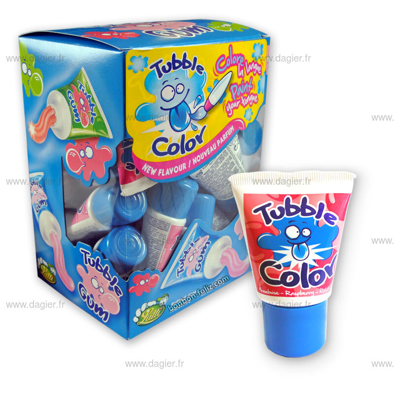 LUTTI - Tubble Gum Color x36 - Bonbons Lutti - Grossiste bonbon