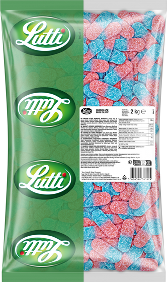 LUTTI - BRIQUETTE BUBBLIZZ - BUBBLIZZ MINI SURF x 2 KG