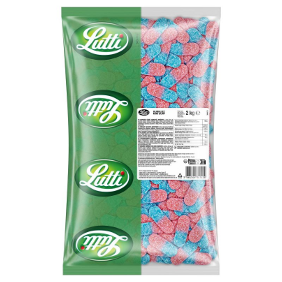 LUTTI - BRIQUETTE BUBBLIZZ - BUBBLIZZ MINI SURF x 2 KG