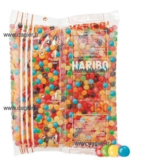 Les bonbons dragéifiés floppy de haribo