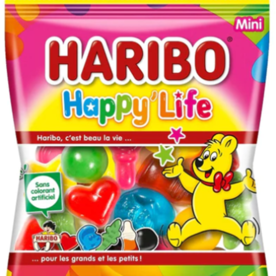 HARIBO - Happy Life 120 gr Carton de 30 sachets