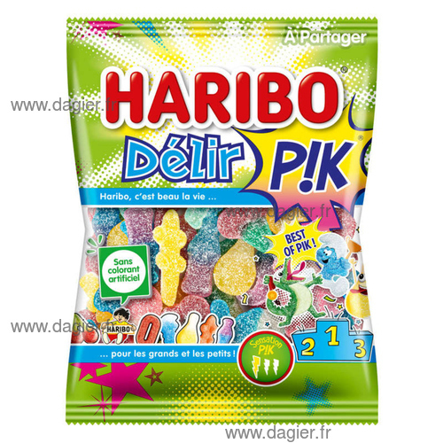 HARIBO - DELIR PIK 120 gr Carton de 30 sachets