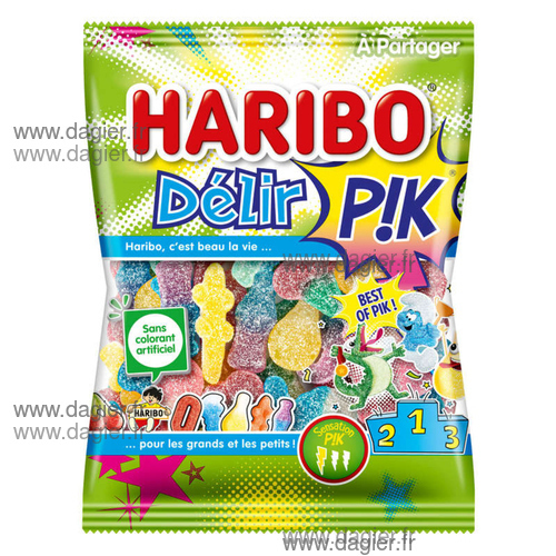HARIBO - DELIR PIK 120 gr Carton de 30 sachets