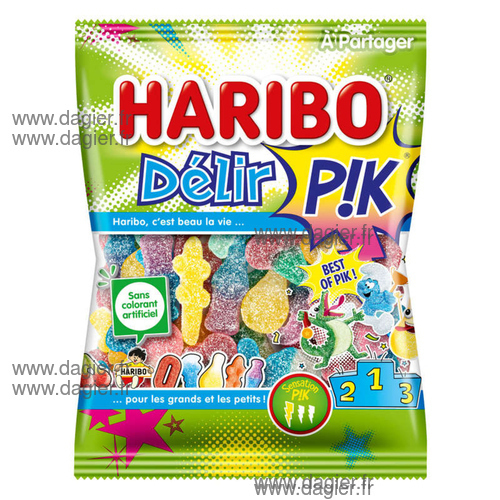 HARIBO - DELIR PIK 120 gr Carton de 30 sachets