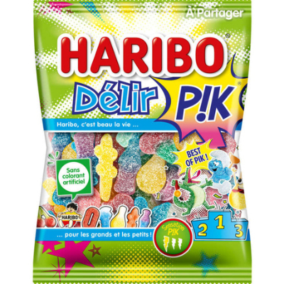 HARIBO - DELIR PIK 120 gr Carton de 30 sachets