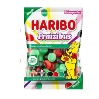 HARIBO - FRAIZIBUS 120 gr Carton de 30 sachets