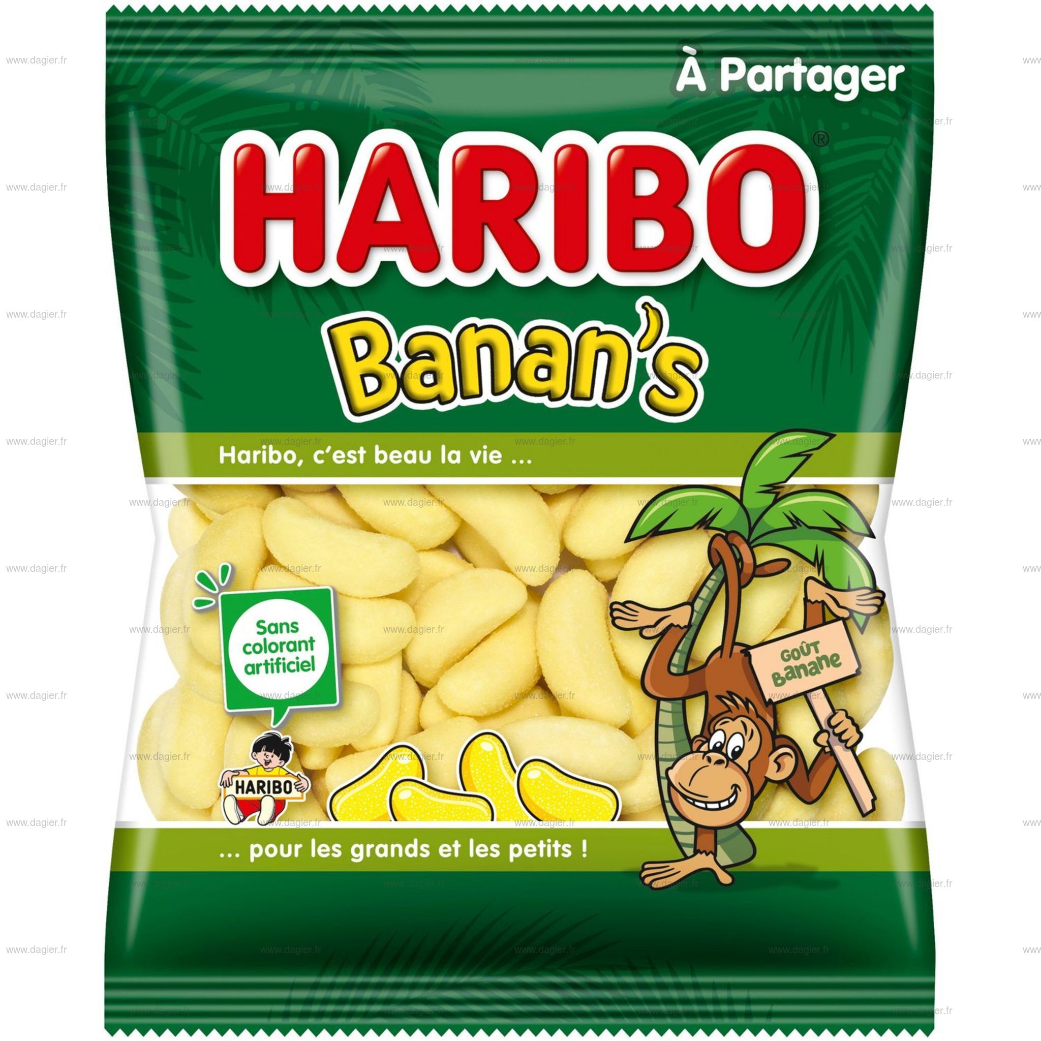 HARIBO - Banane 120 gr Carton de 30 sachets