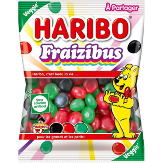 HARIBO - FRAIZIBUS 100 gr Carton de 30 sachets