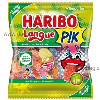 HARIBO - LANGUE PIK 100 gr Carton de 30 sachets