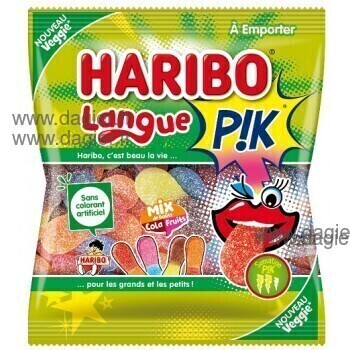 HARIBO - LANGUE PIK 100 gr Carton de 30 sachets