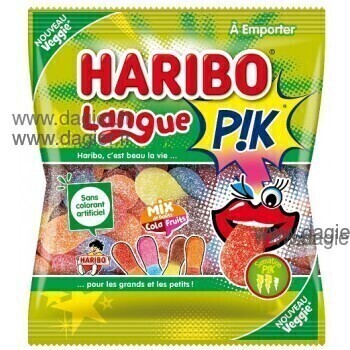 HARIBO - LANGUE PIK 100 gr Carton de 30 sachets