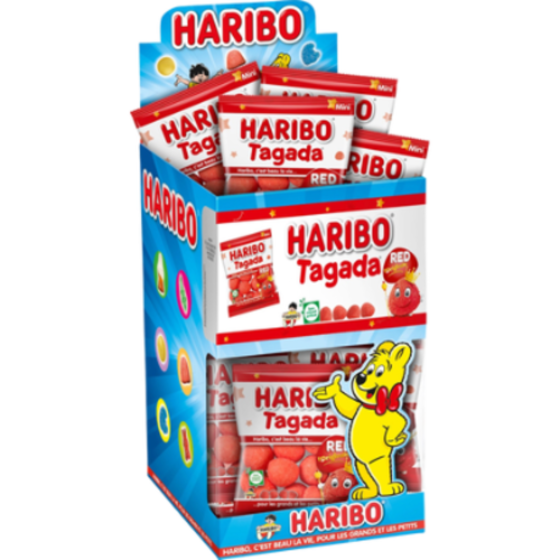 HARIBO - TAGADA 40gr Boite de 30 mini sachets HLLWN